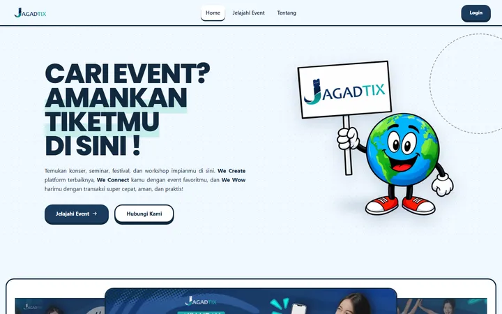 JagadTix: High-demand event ticketing platform