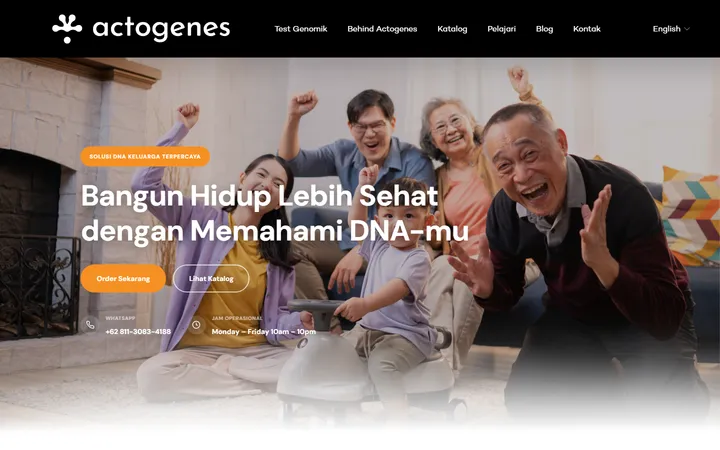 Actogenes: Health product brand